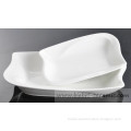 super pure plain white design customise design customize logo ornament rectangular bowl